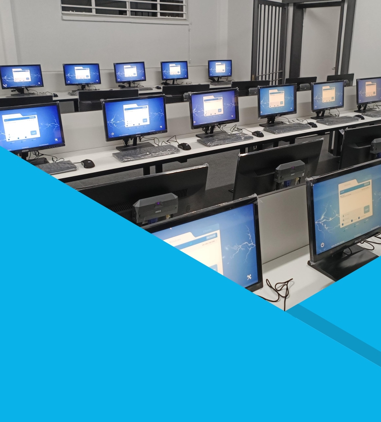 AOLC staff training educators on digital tools in classroom environment