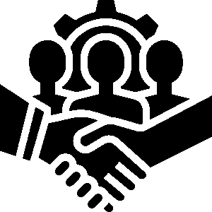 AOLC team collaborating on IT infrastructure plan for enterprise client