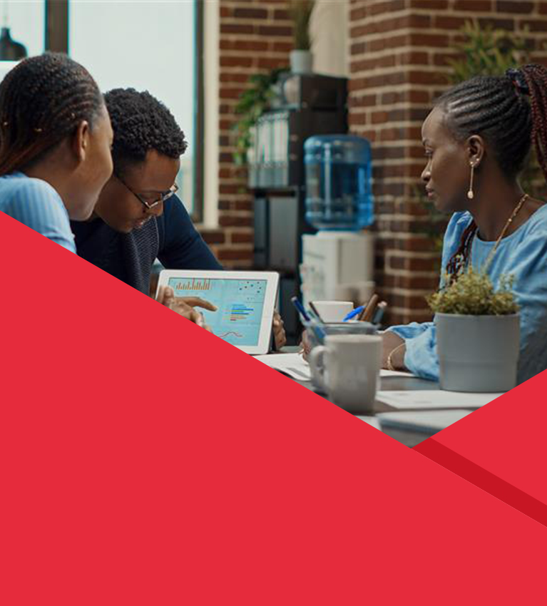 Call centre agents using VoIP headsets for client communication